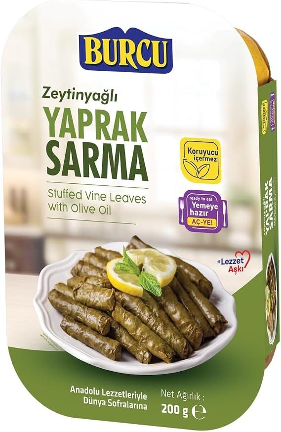 Burcu Zeytinyağlı Yaprak Sarma 200 gr x 3 Adet