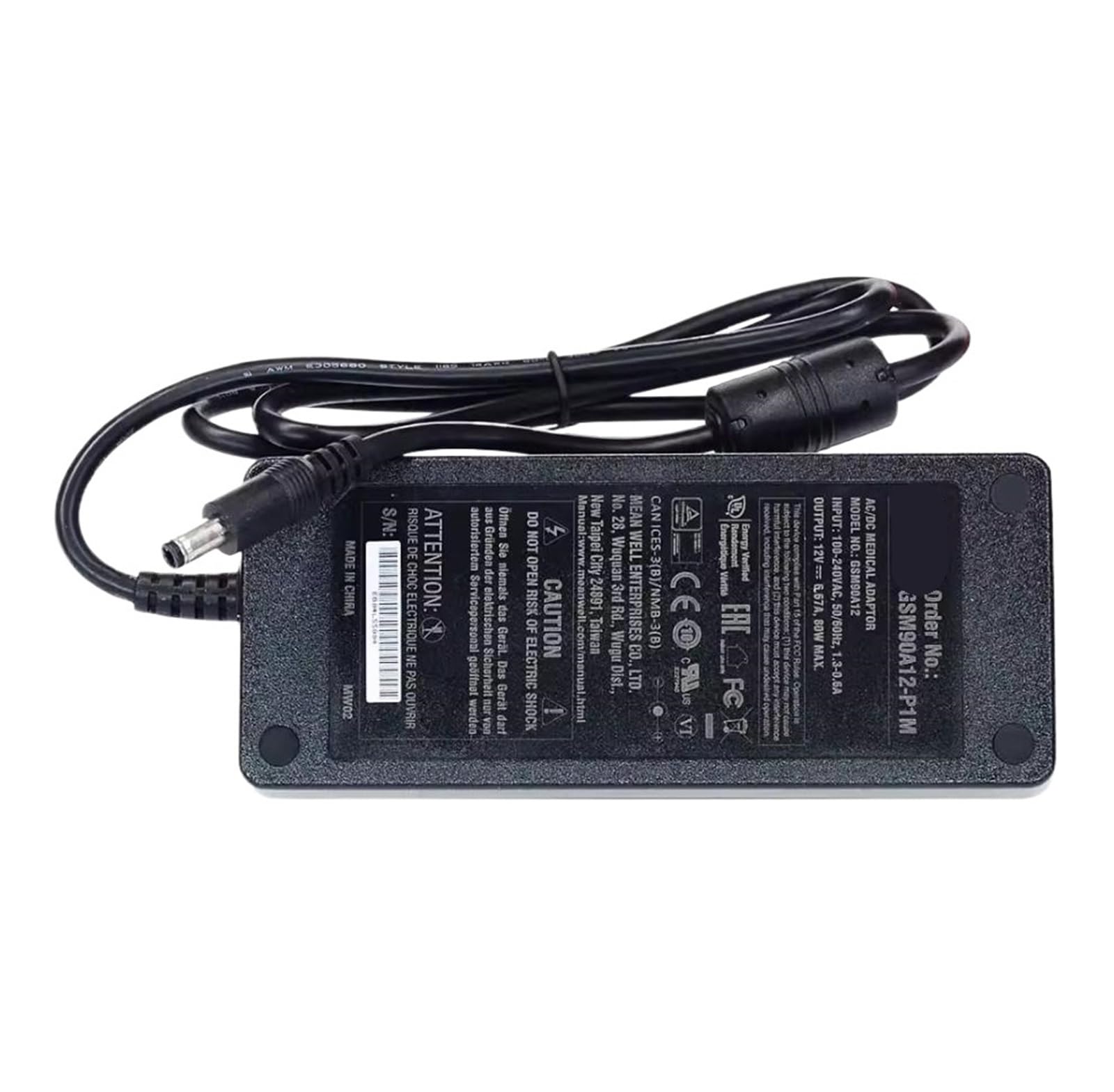 Adaptateur secteur GSM90A 12V 15V 19V 24V 48V bloc alimentation 90W