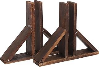 Baluue Solid Wood Fence Post Base Support Bracket for Garden Fence Panel Outdoor Yard Border Edging Stand Triangular Post Anchor 7.48X6.29X1.96 Inch
