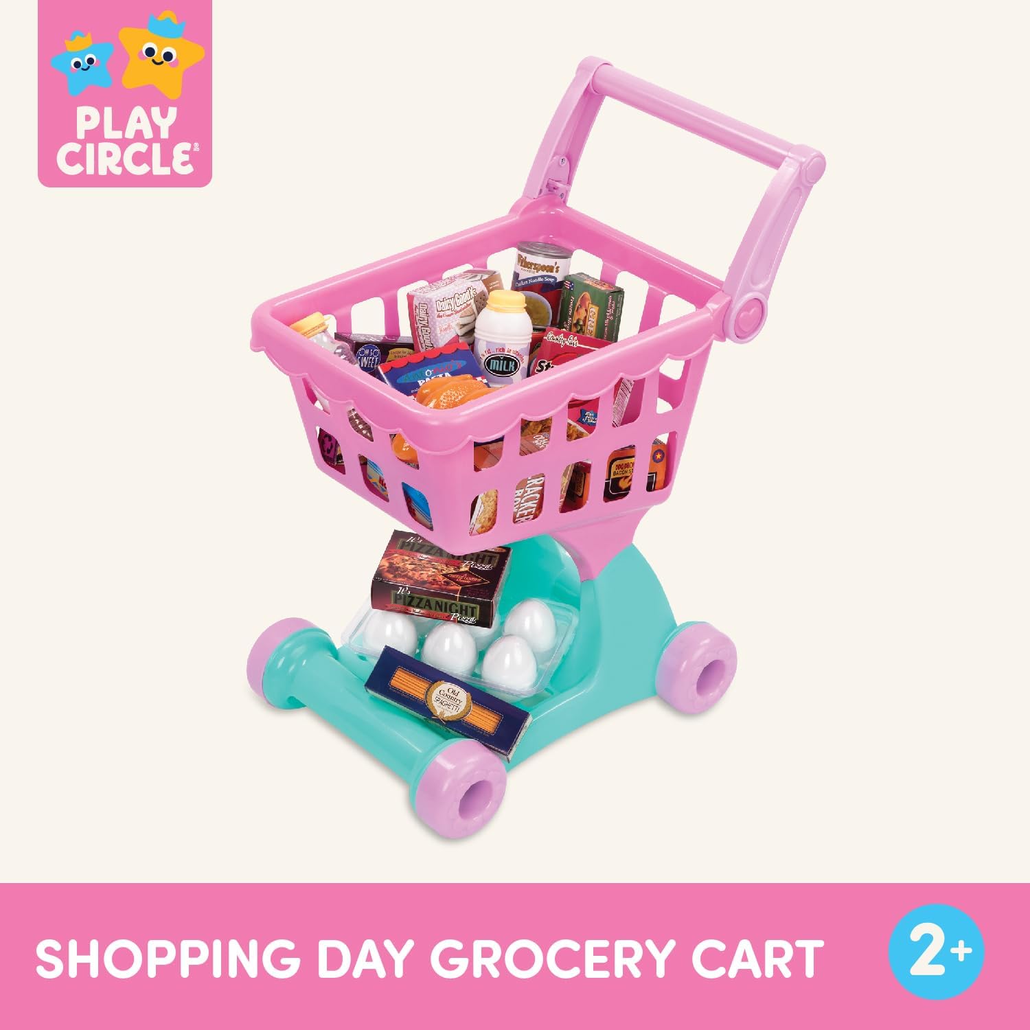 Shopping Day Grocery Cart Shopping Cart & Groceries Set