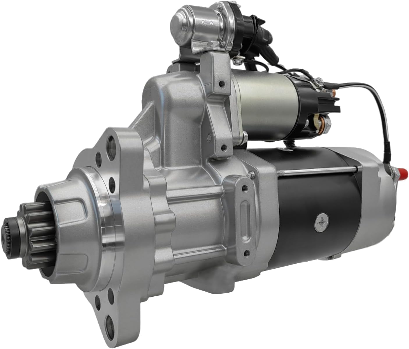 8200433 Starter Motor 6907N Replacement Starter for Cummins ISC/ISL and MaxxForce Engines | Compatible with Freightliner, International, Kenworth, Blue Bird, Peterbilt, Volvo, More
