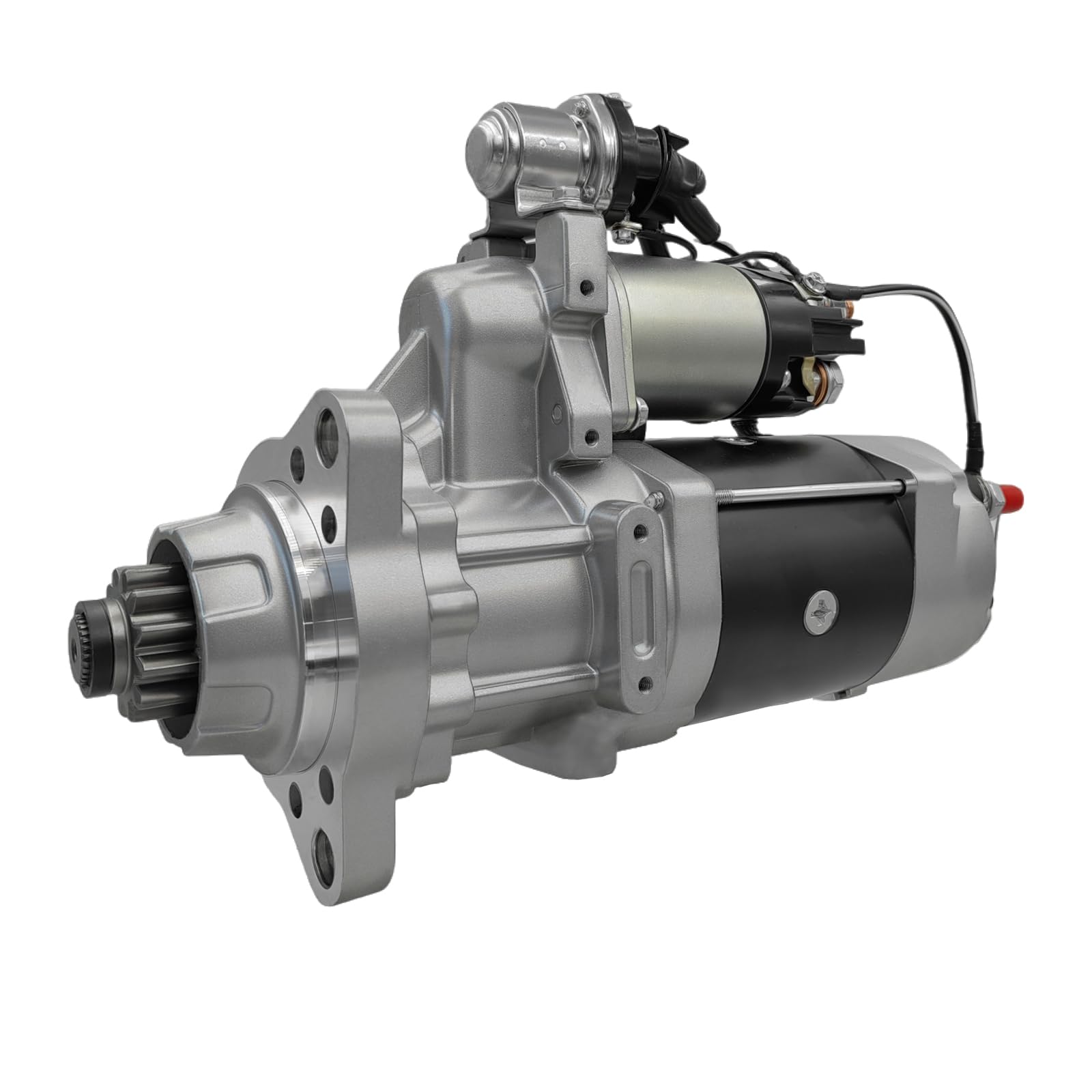 8200433 Starter Motor 6907N Replacement Starter for Cummins ISC/ISL and MaxxForce Engines | Compatible with Freightliner, International, Kenworth, Blue Bird, Peterbilt, Volvo, More