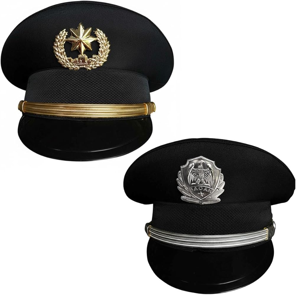 Amazon.co.jp: [monoii] 警察 帽子 単品 警官 コスプレ 警察官