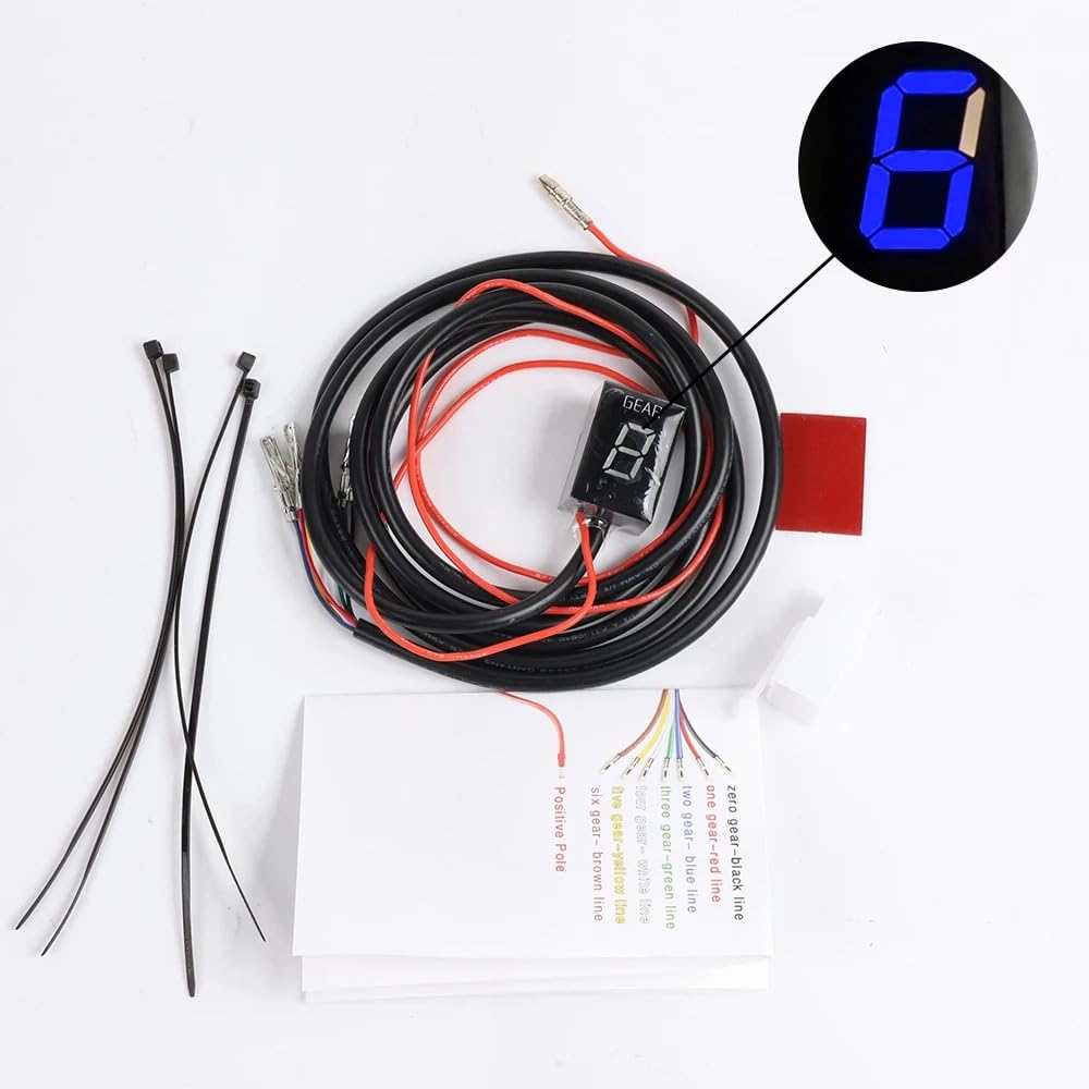 Motorcycle Gear Indicator Display Meter Position Sensor Compatible with Honda CB190R CBF190R CB190X CBF190X CB CBF 190R 190X
