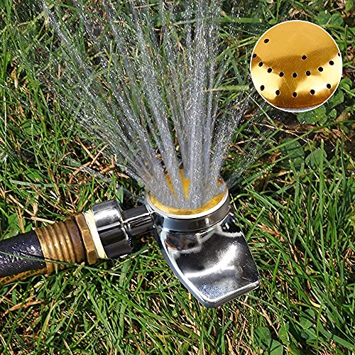 Syooy 360 Degree Metal Spot Sprinkler,Small Sprinkler Garden Sprinklers For Small Areas Lawn Sprinklers For Yard Circle Pattern Sprinkler With Gentle Water Flow Garden Watering Coverage Up To 30Ft #TOP6