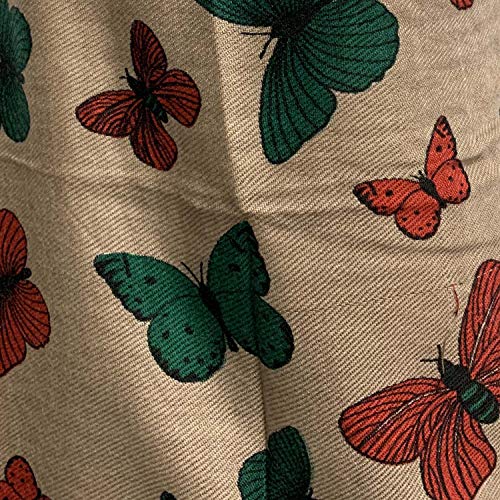 Large Fringed Luxurious Pashmina Butterfly Shawl Wrap Scarf4