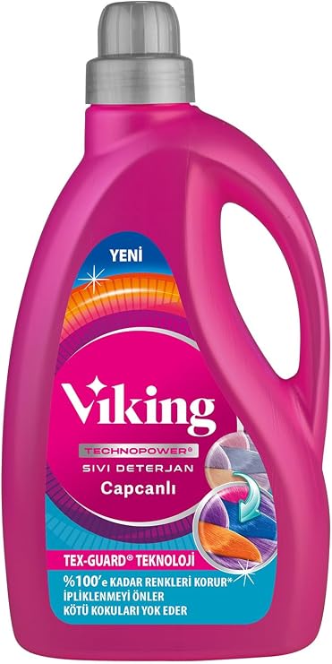 Viking Technopower Liquid Laundry Detergent Vibrant 2.7 lt
