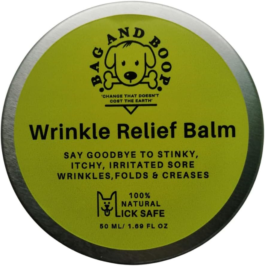 Wrinkle Balm For Dogs (50ml) Relieve, Soothe & Heal Itchy Skin, Folds