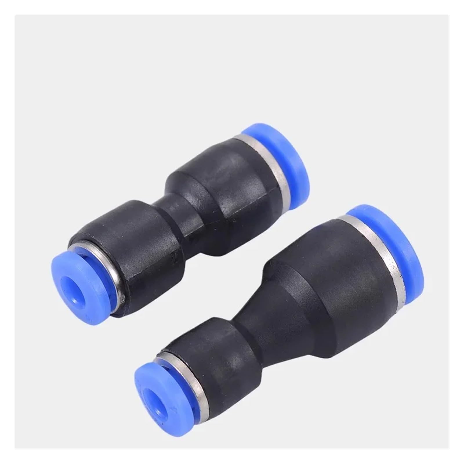 TaoHHU Conectores neumáticos de poliuretano de 4 mm, 6 mm, 8 mm, 10/12/14 mm y 16 mm, conectores de plástico PG for manguera de aire y agua, conectores rápidos de gas rectos a presión.(PU-4,500 PCS)