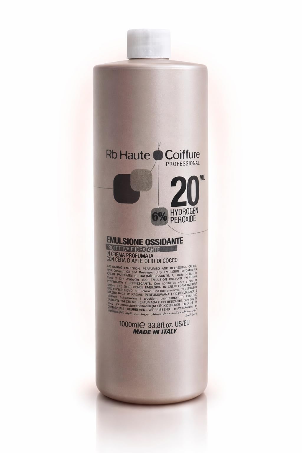 Renée Blanche Oxygen, Developer Hydrogen Peroxide Cream 20 Vol, 1000 ml