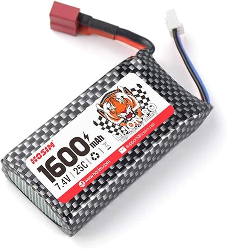Miniatura 6 de Hosim 1:10 Escala RC Coches Reemplazo 1600mAh Li-Po Batería Recargable 9125 S920 Truggy Alta Velocidad RC Truck Accesorios Suministros