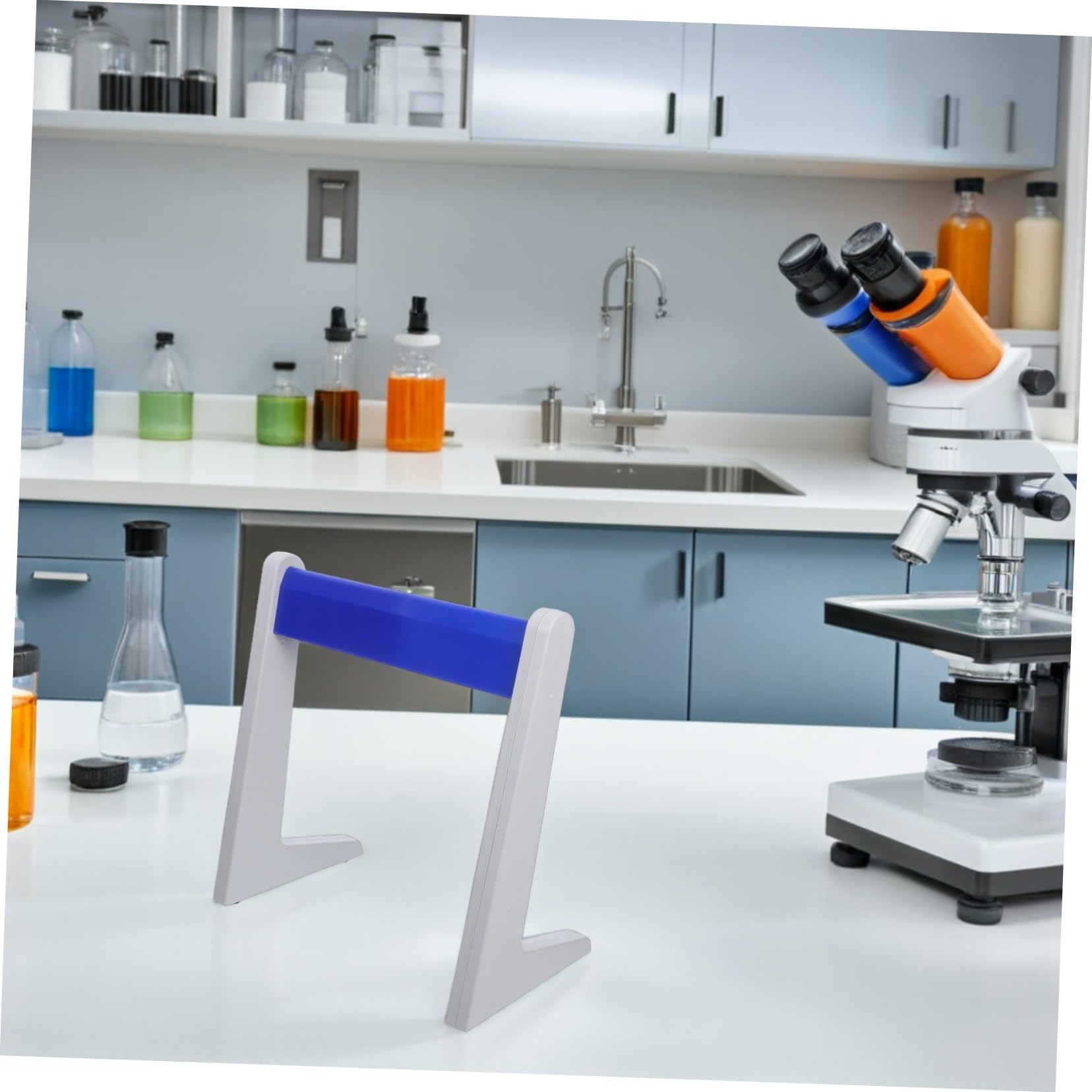 Soporte De Pipeta Soporte Para Pipetas De Laboratorio Pipetor De Plástico Portatil El Plastico