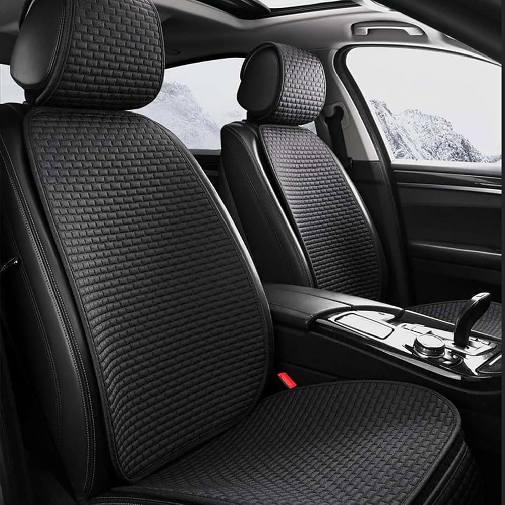 Housses de Siège en Lin pour Toyota bZ4X 2022-2025 | Confort Auto Noir