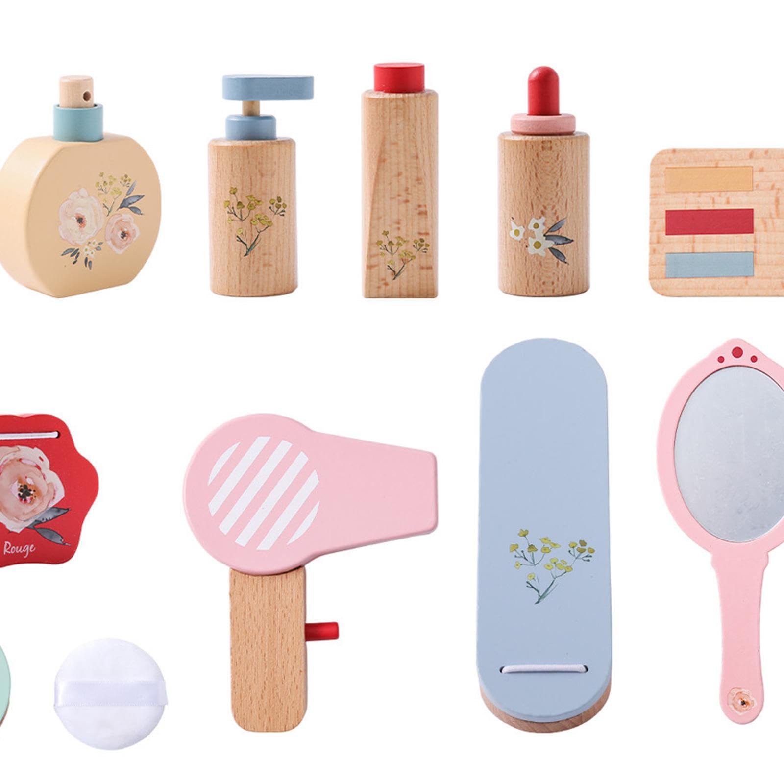 Kits de Maquillaje para Niñas, Set de Juego de Imitación, Regalo para Niñas, Desarrollo de La Coordinación Mano-Ojo, Juguetes de Juego de rol