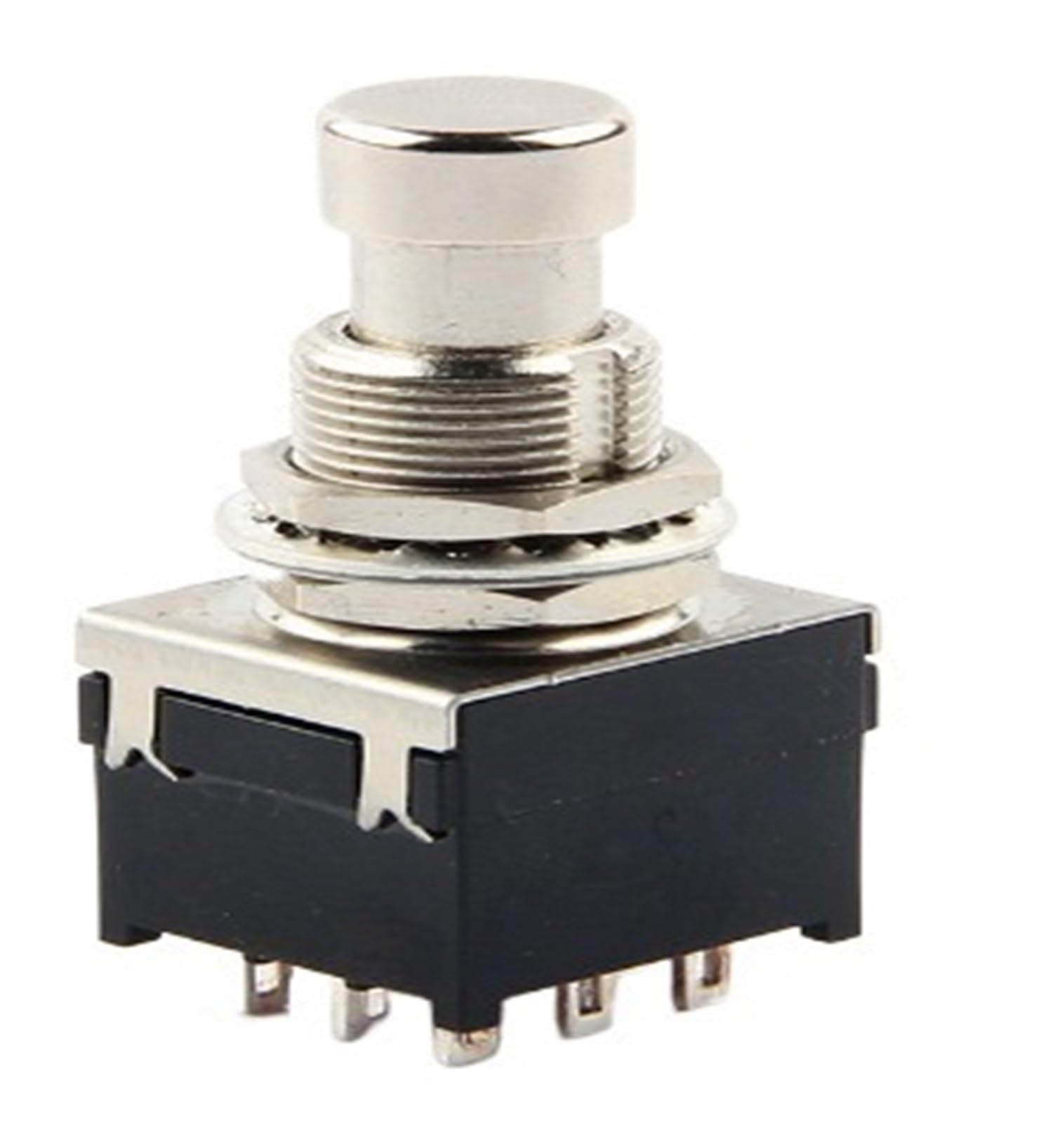 Interrupteur 3PDT bouton autobloquant neuf broches pour pédale effet