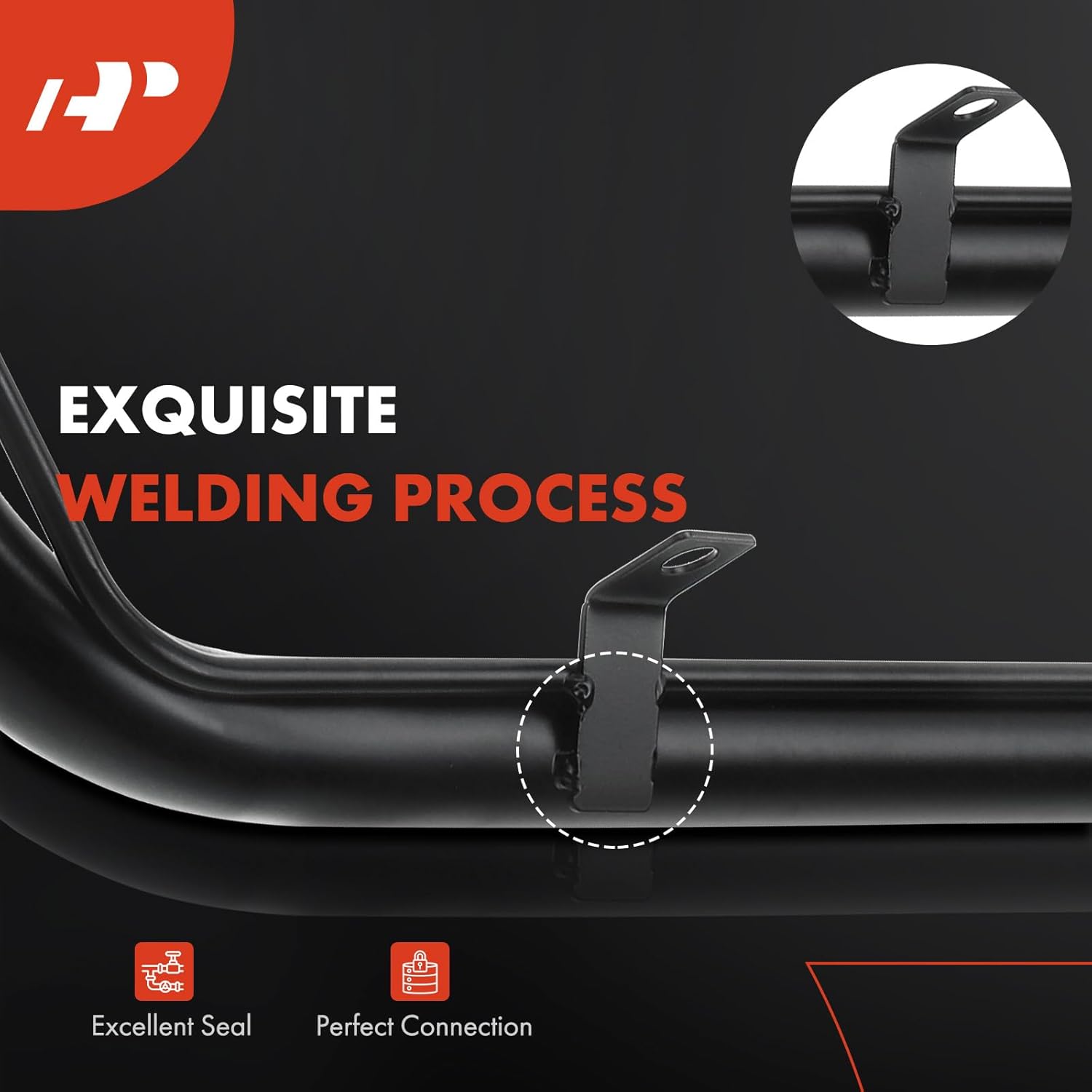 A-Premium Fuel Tank Filler Neck Pipe Hose Compatible with Chevrolet Cobalt 2005-2010 & Pontiac G5 2007-2009, Pursuit 2005-2006, L4 2.0L 2.2L 2.4L, Replace# 21996459, 25823421