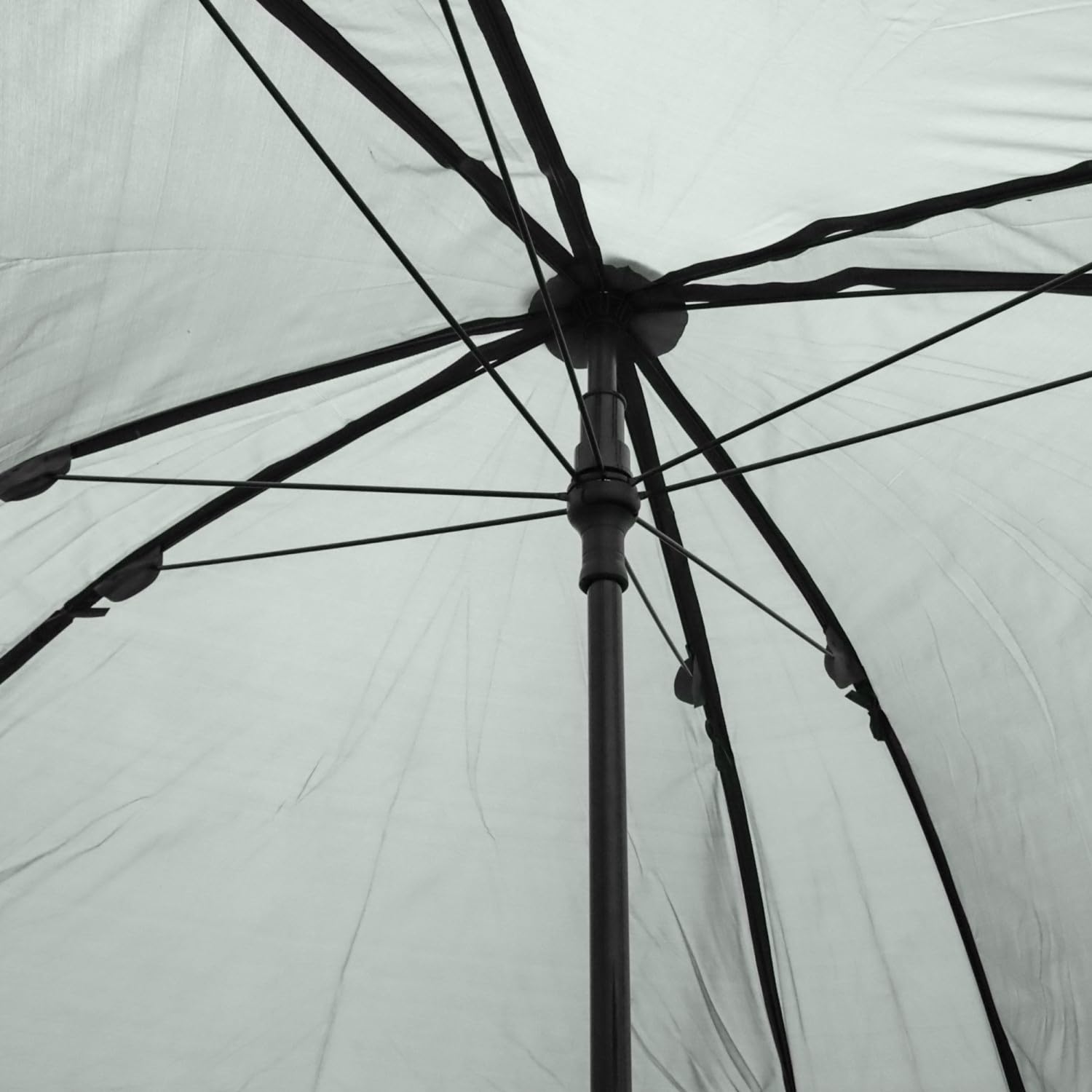Covered Umbrella Shelter – 2-in-1 Schirmzelt 1,70 x 1,70m – Wasserdichtes Angelzelt 210D Oxford PU – Inkl. Seitenteilen & Sichtfenster – Leichtes Brolly für Sessions & Karpfenangeln