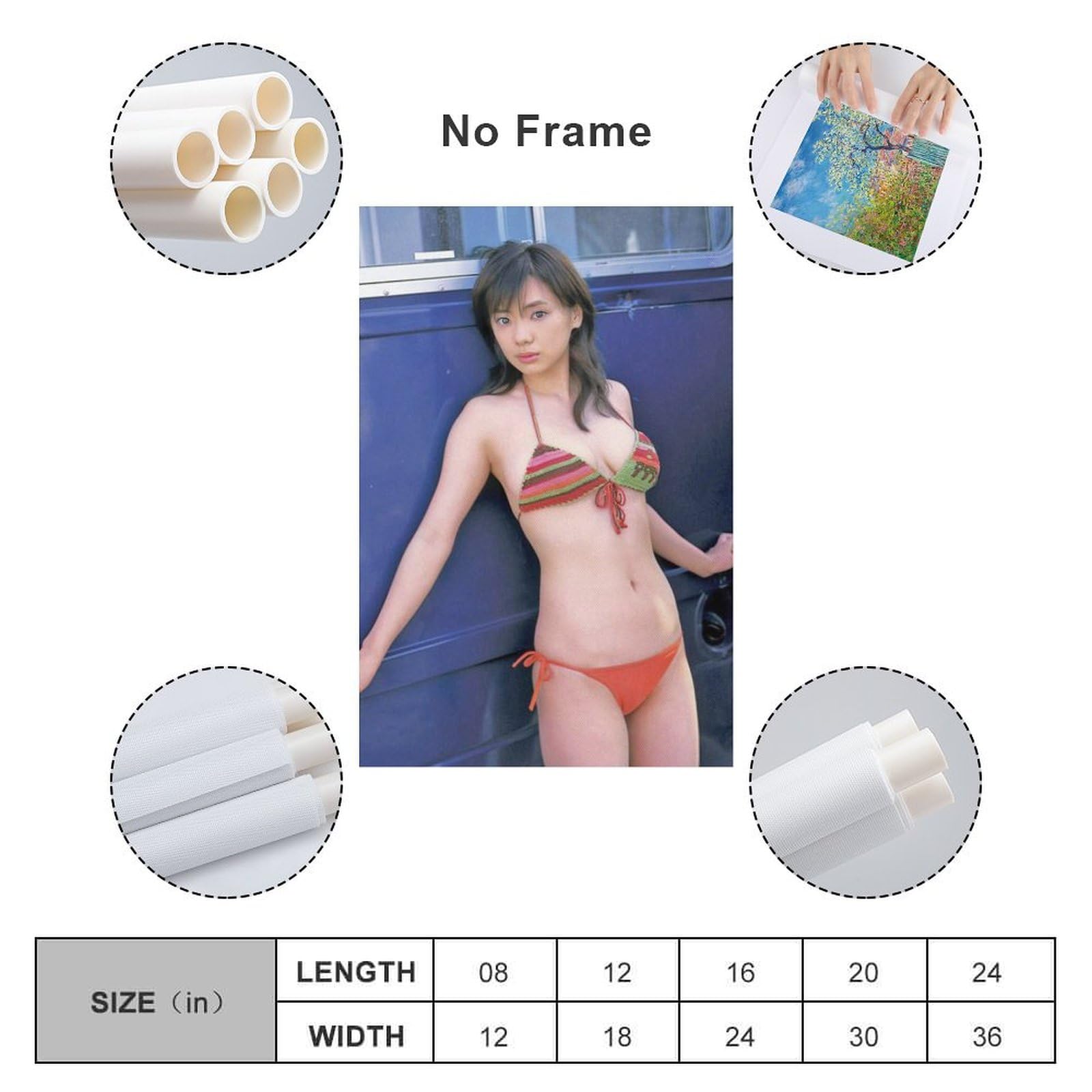 Amazon.co.jp: 倉科カナビキニ水着清純写真かわいいポスターセクシー