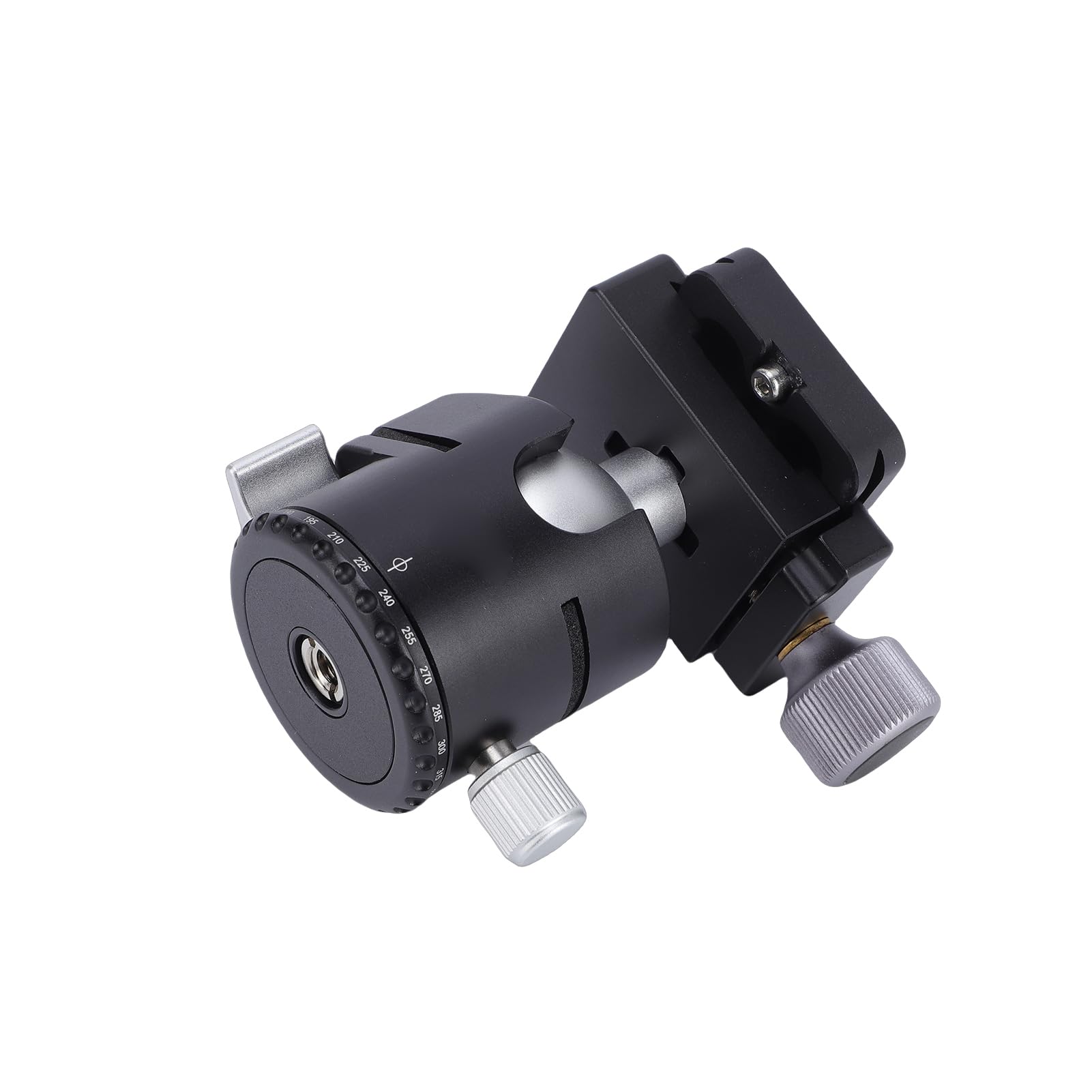 Rótula de Bola para Trípode Cabeza de Bola Liviana de 32 Mm con Placa de Liberación Rápida para monopié de Cámara DSLR, Material de Aleación de Aluminio