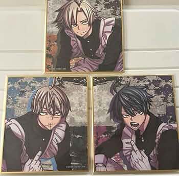 Amazon.co.jp: 桃源暗鬼 メイド 色紙 一ノ瀬四季 皇后崎迅 桃宮唾切