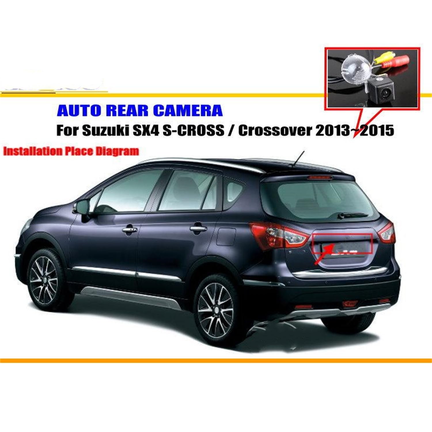 Achteruitrijcamera Suzuki SX4 S-Cross van originele kwaliteit voor een