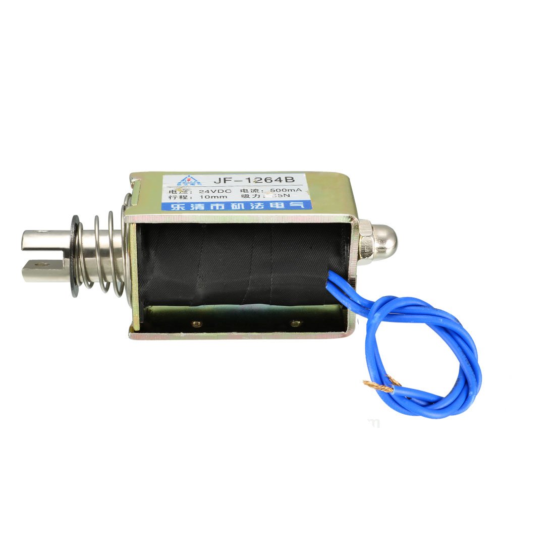 uxcell JF-1264B DC 24V 500mA 55N 10mm Pull Push Type Open Frame Solenoide Elettromagnete