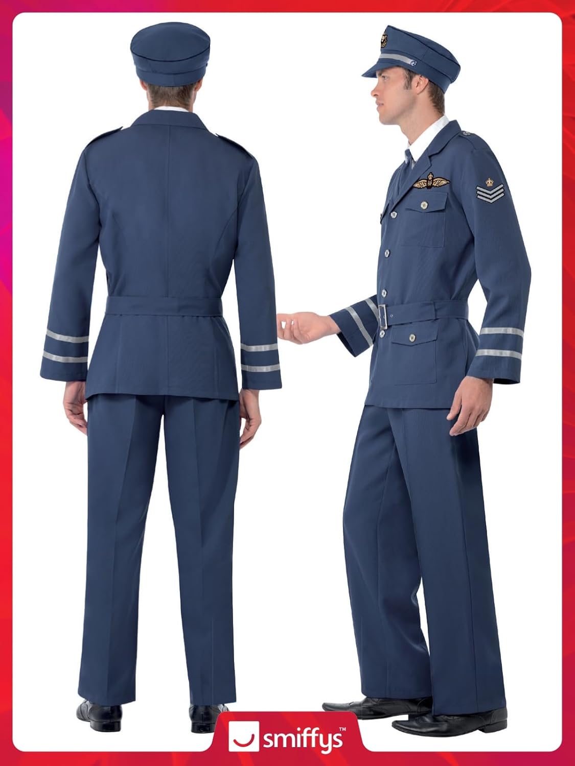 Smiffys mens Ww2 Air Force Captain Costume