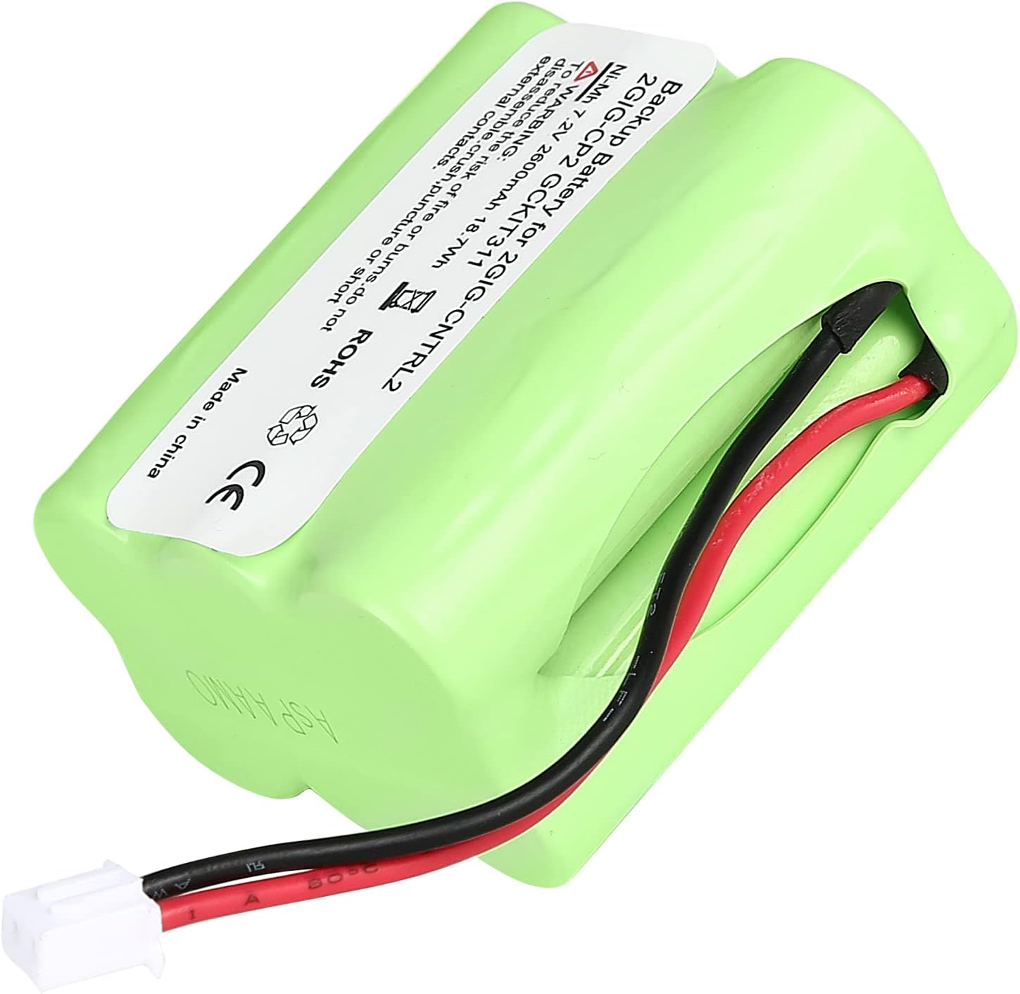 Abeden Replacement Battery Compatible with 2gig BATT1X BATT2X BATT1 GC2 2GIG-CNTRL2 2GIG-CP2 GCKIT311 Go Control Panel Security System Alarm 6MR2600AAY4Z 10-000009-001…