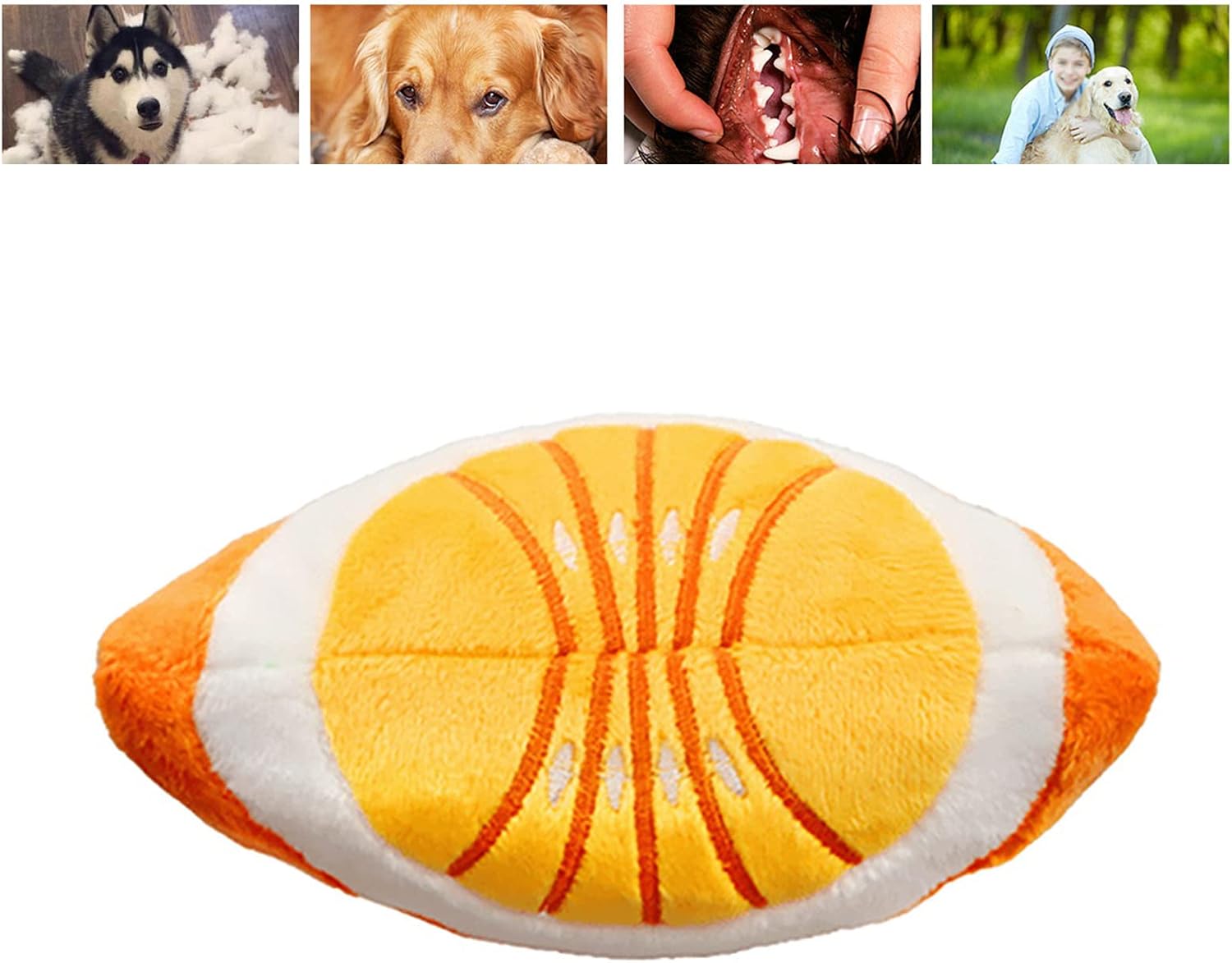 Interactive Plush Dog Toy with Chew-Resistant Filling – Perfect for Pet Puppies, Ideal for Chewing, Teething, and Fetching Fun