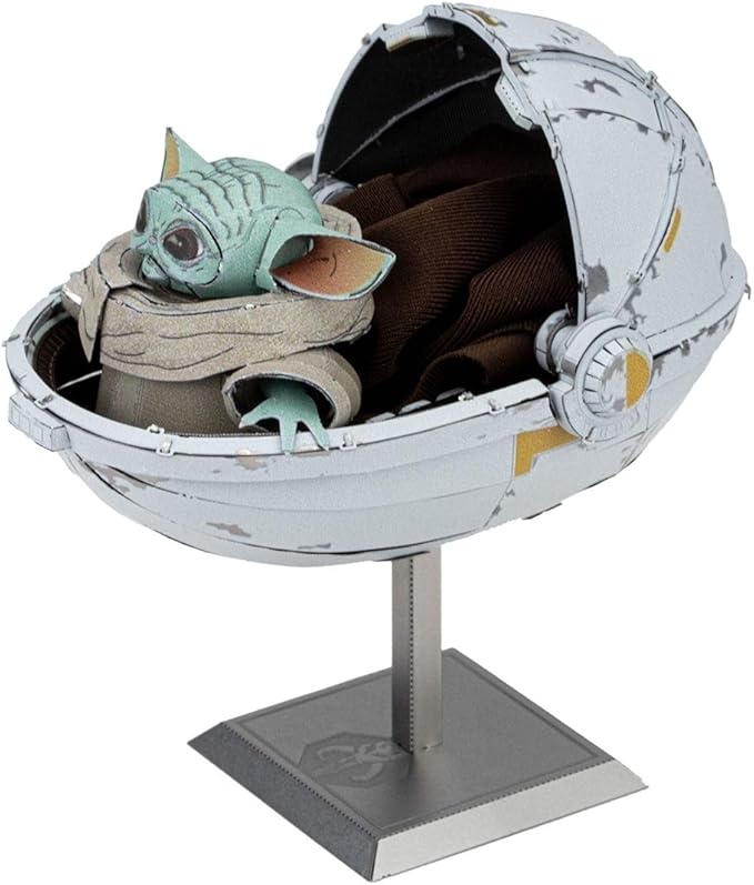 Kit Modelo 3D Metal Earth Star Wars The Child Fascinations miniatura 4