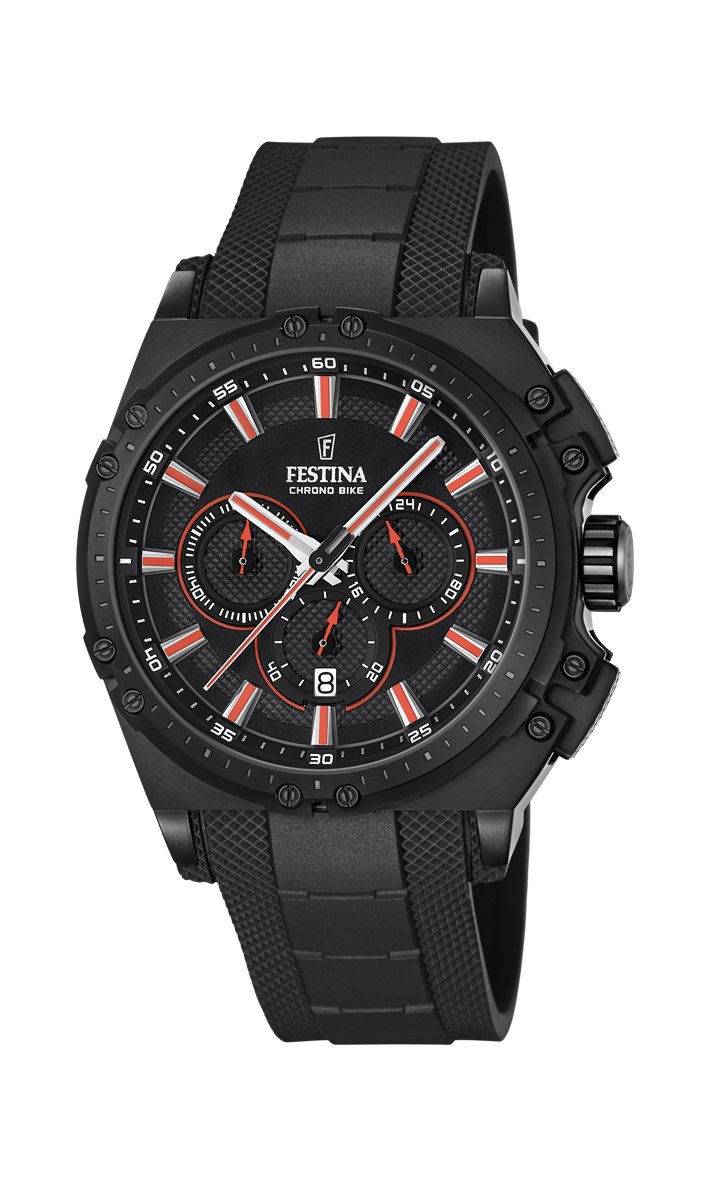 FestinaReloj Cronógrafo para Hombre de Cuarzo con Correa en Caucho F16971/4