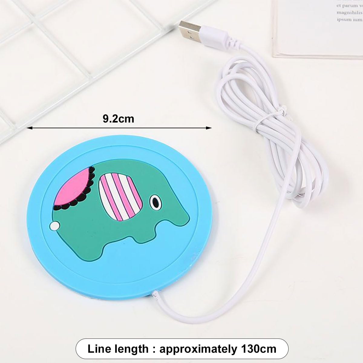 Scalda Tazza USB Scaldatazze USB Scaldatazze da Caffè Sottobicchiere Riscaldante Elettrico Scaldatazze Elettrico Scaldabevande Sottobicchiere Elettrico per Caffè Cacao e Bevande Calde Blu