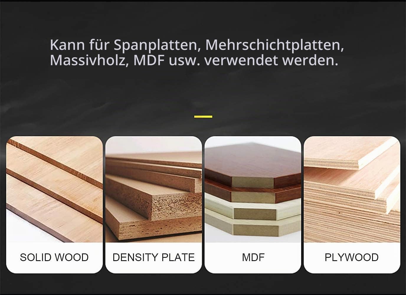 APLUS 2 teilig 6mm Groove und Tongue Zunge und Nut Set Router Bit Set Oberfräser Holzbearbeitung Fräsen Holzschneider Werkzeug für Graviermaschine Trimmmaschine