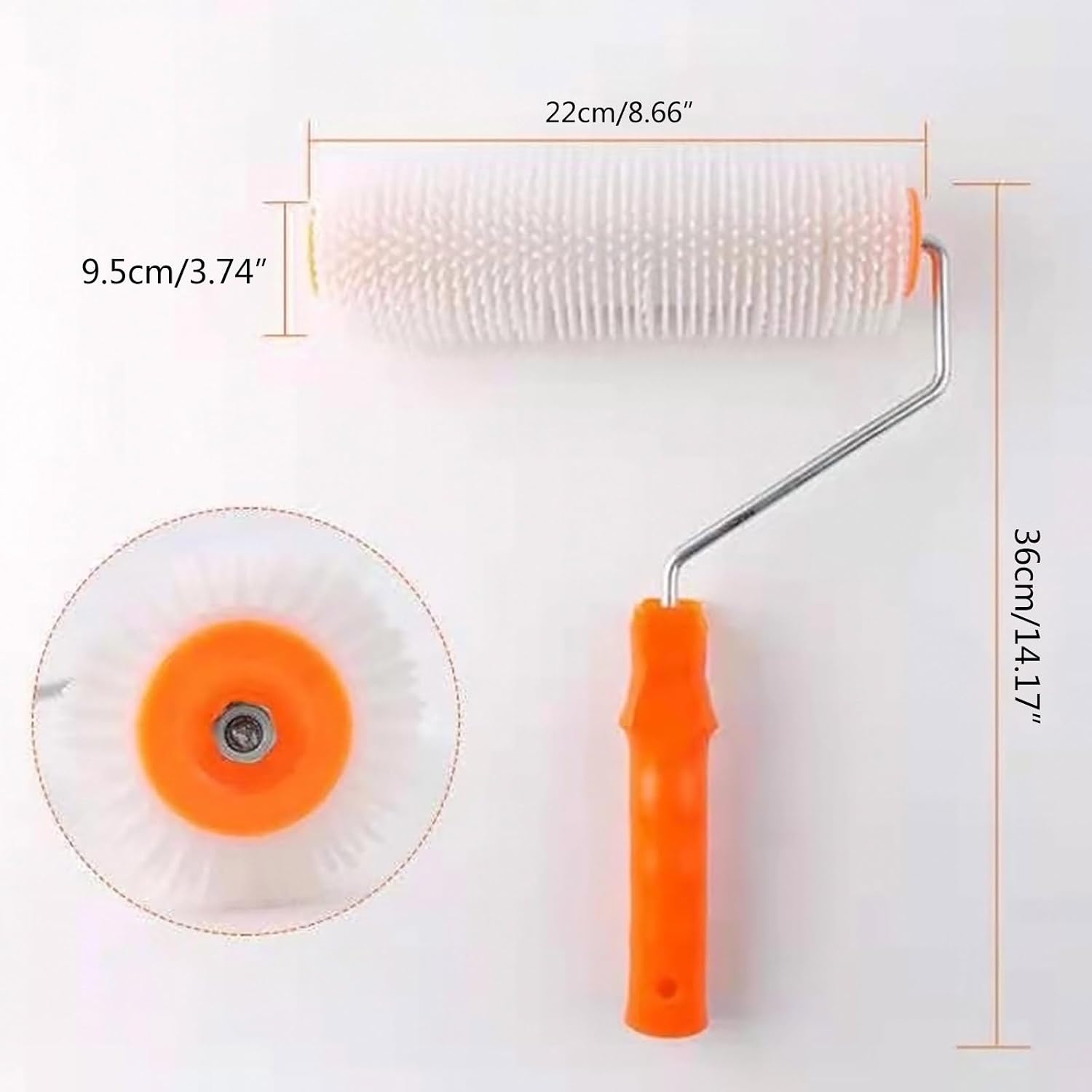 9 Inch Latex Floor Leveling Screed Roller Brush