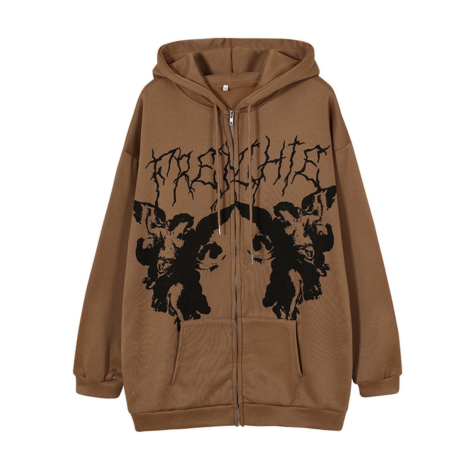 Dames gothic schattig paar hoodies herfst lange mouwen met capuchon