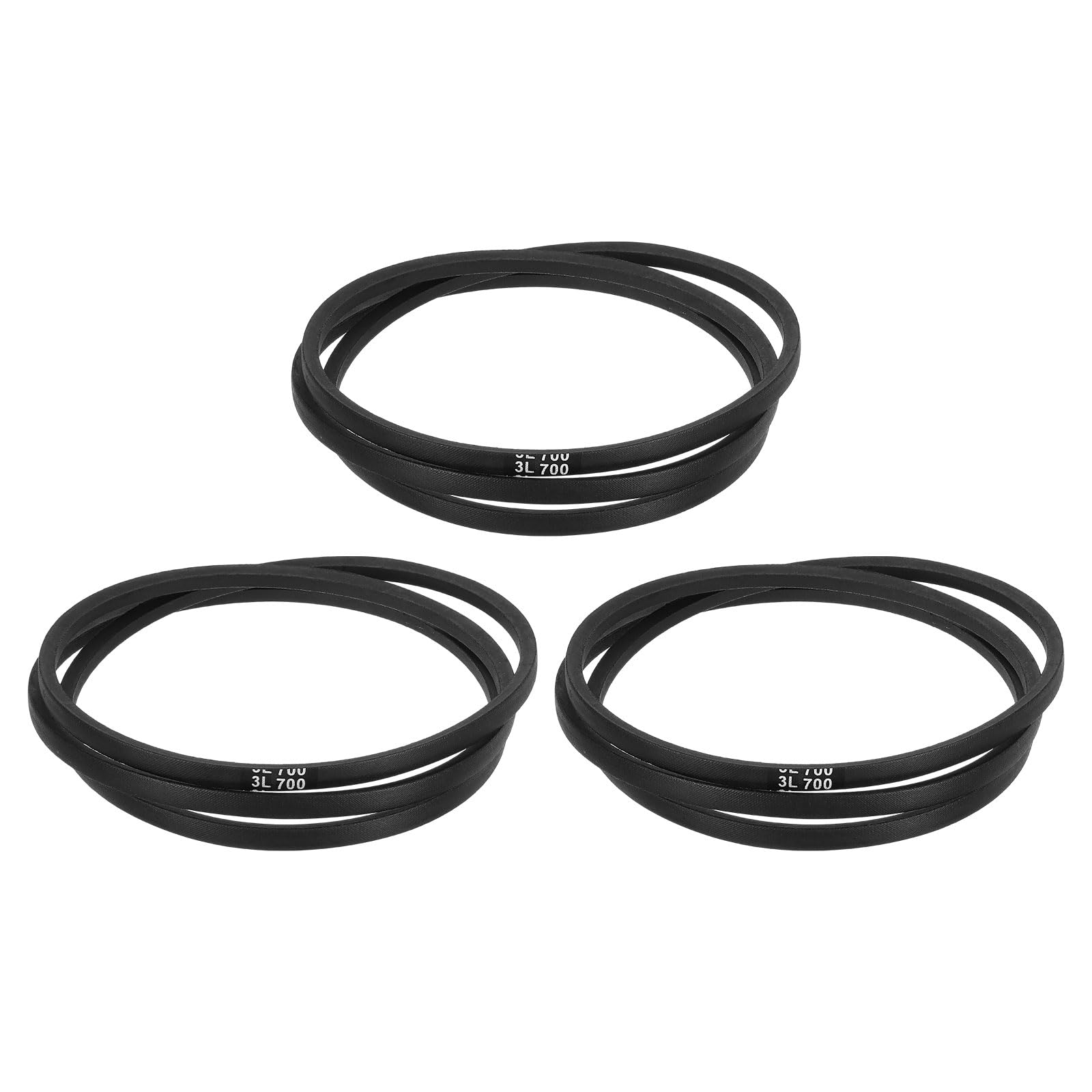 uxcell 3L240 Classic Wrapped Rubber V-Belt, 24"(610mm) Outside Circumference, 3L Profile V Belt 3/8" Width 7/32" Height — view 149
