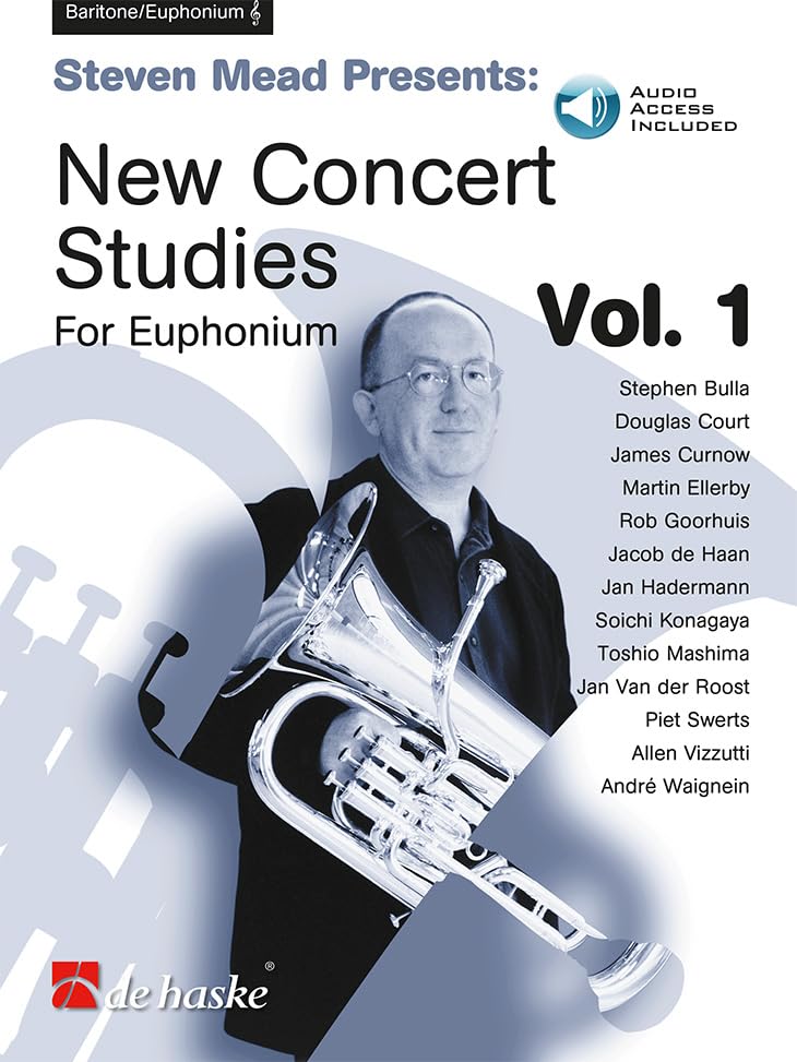 Steven Mead Presents: New Concert Studies 1-Baritone/Euphonium TC-BOOK+AUDIO-ONLINE