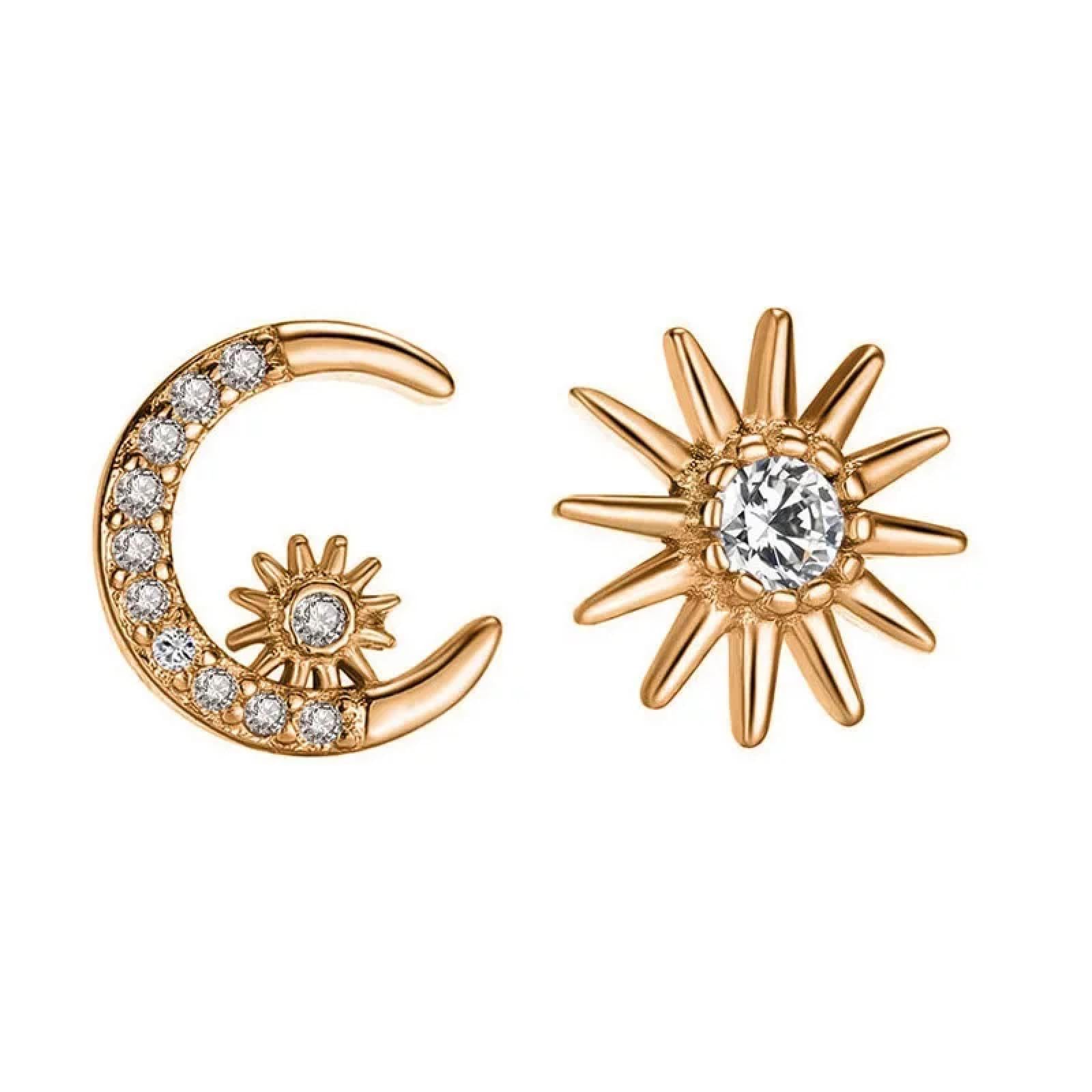 Boucles d'oreilles asymétriques Mstar clous mignons pour femme - 5