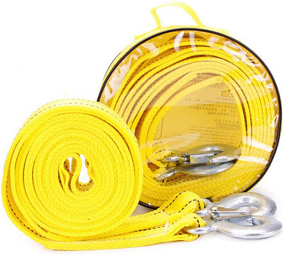 GLEAVI Meters Nylon Tow Rope Double Thicken Trailer Strap for Car Sturdy Winch Rope for Outdoor Use Heavy Duty Towing