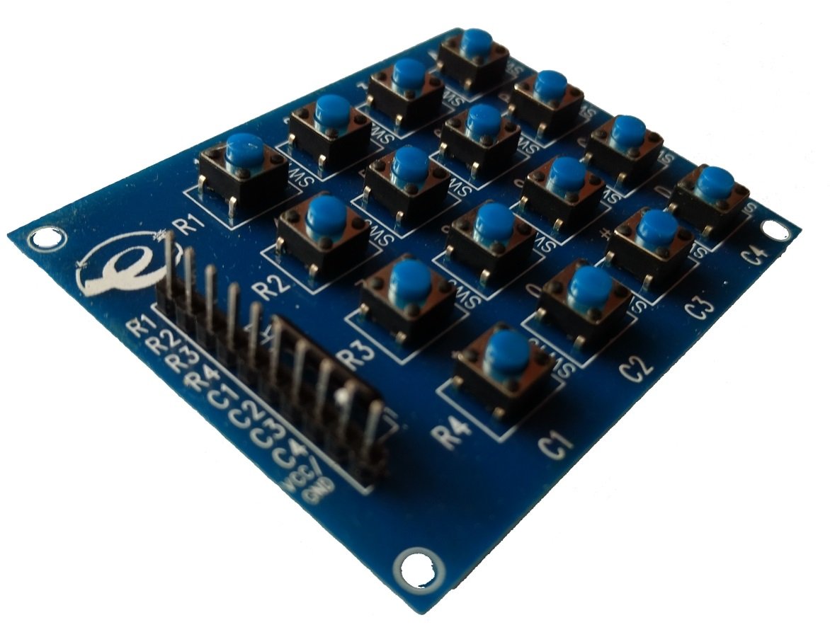 Embeddinator 4X4 Switch Matrix Keypad Module for Raspberry Pi, Arduino, ARM, DSP, AVR, PIC, 8051 (B01N5GUF7R) Amazon Price History, Amazon Price Tracker