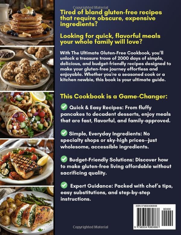 The Ultimate Gluten-Free Cookbook: 2000 Days of Simple and Delicious Recipes for Celiac, Gluten Sensitivity, or Simply Healthier Living - Image 2
