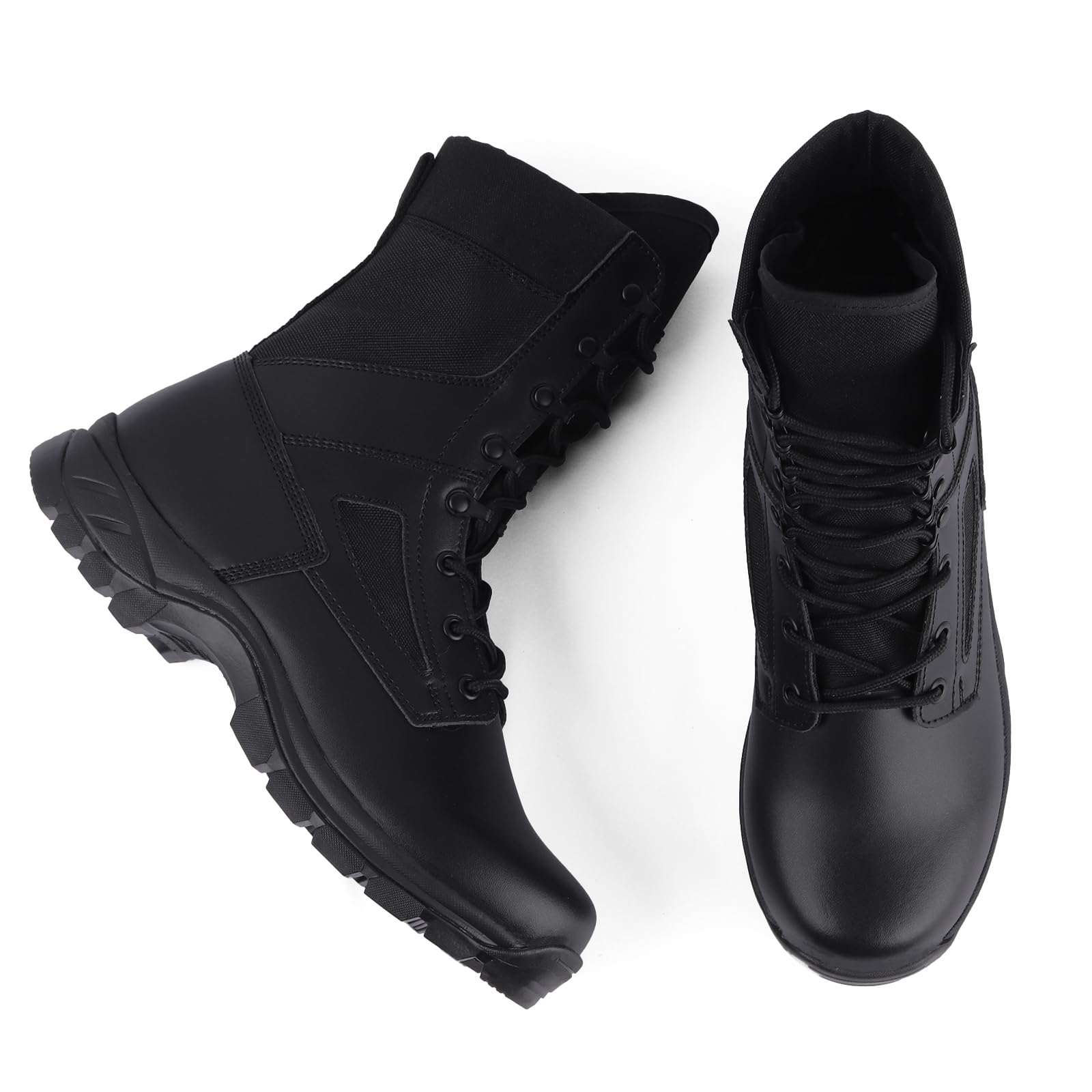 Bottes Militaires pour Hommes Bottes Tactiques Légères Chaussures de Randonnée Antidérapantes Bottes de Sécurité Durables Bottes de Désert Respirantes Bottes de Combat