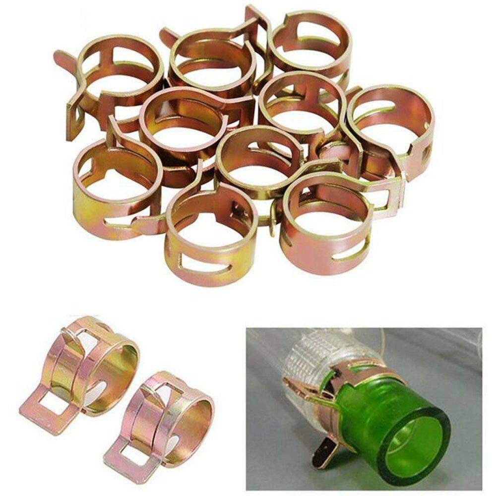 100 Stück Schlauchschellen, 6-22mm Schlauchfeder Federklemmen, Kraftstoffleitung Federbandschellen, Benzin Rohrschellen Set für Luftschlauch, Wasserleitung 100 Stück Schlauchschellen, 6-22mm Schlauchfeder Federklemmen, Kraftstoffleitung Federbandschellen, Benzin Rohrschellen Set für Luftschlauch, Wasserleitung