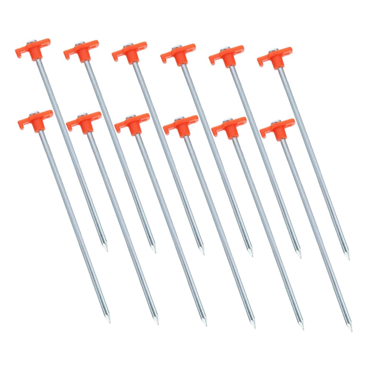 SOIMISS 12stücke Schwere Zeltnägel Aus Metall Für Robuste Befestigung Bodenanker Für Camping Und Outdoor Windfeste Heringe Für Zelte Und Pavillons
