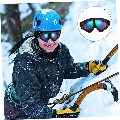 SUPVOX 1 Par óculos de esqui light levinho leve óculos de viseira motocicleta protetor de olhos espo