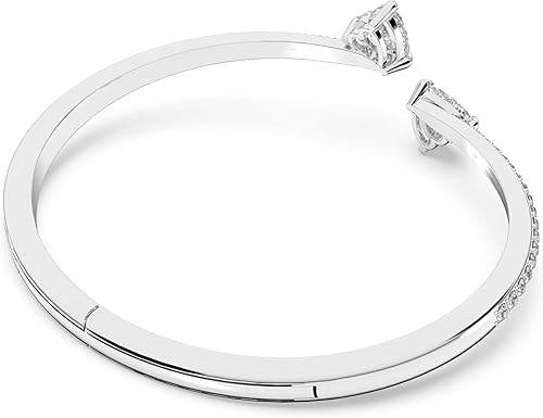 Miniatura 5 de Swarovski - Colección de pulseras de corazón Soul, acabado de rodio, cristales transparentes