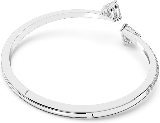 Swarovski Soul Heart Bangle Bracelet Collection, Rhodium Finish