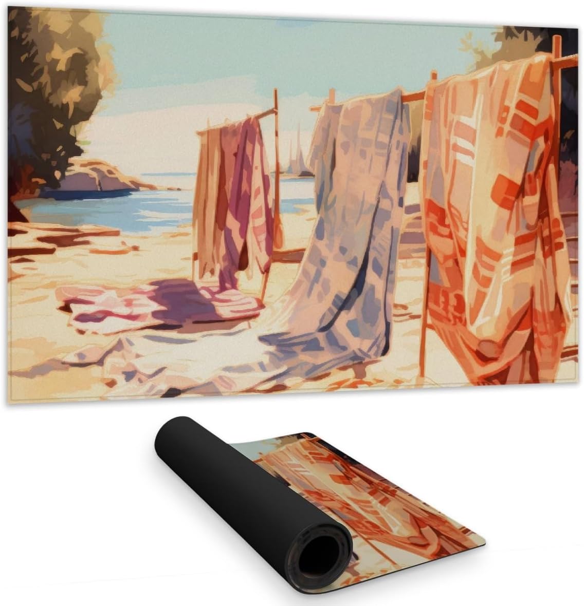 MWW C1DM1424H8IPXF 14 x 24 in. Warm Sands Blue Gaming Mat - Stylish