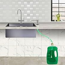 Built In Kitchen Sink Soap Dispenser, Refillable Countertop Soap Pump with 360 Degree Swivel, Extension Tube Kit for Easy Refill, Stainless Steel Pump for Dish Soap