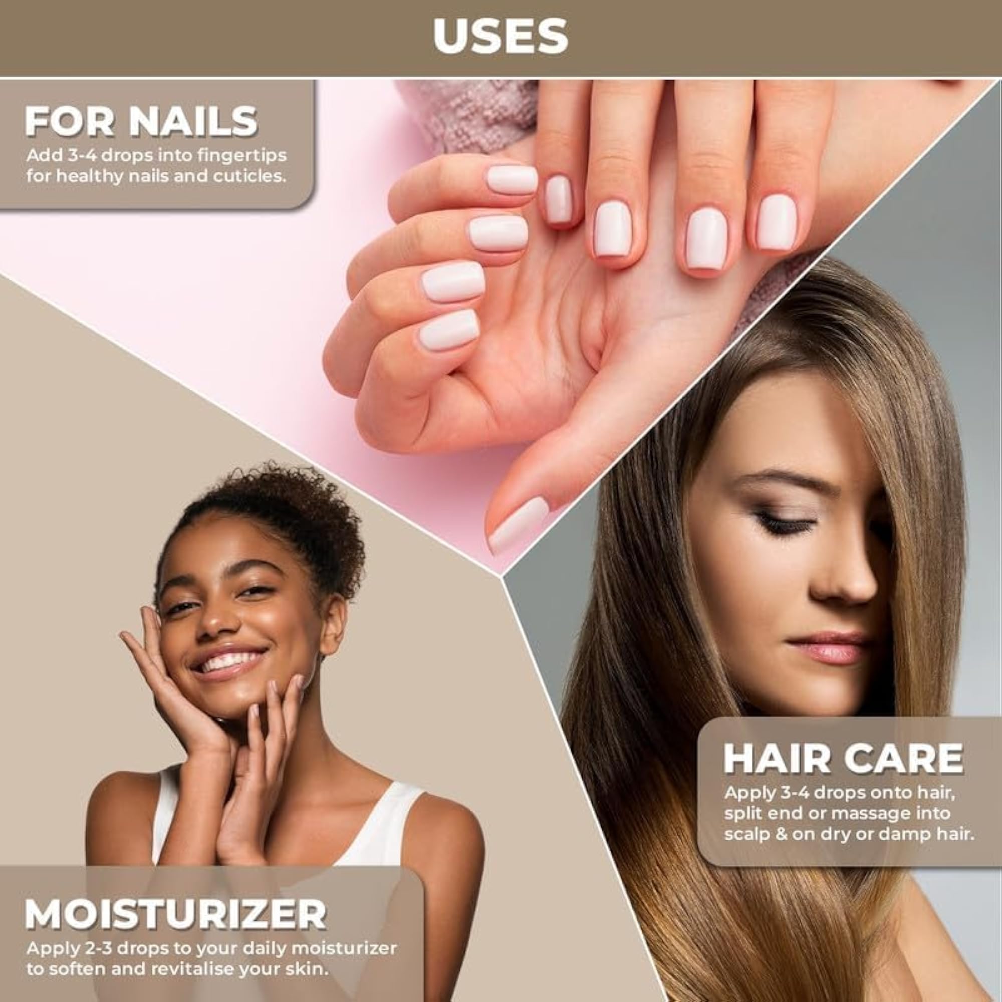 Plant Based Moroccan Argan Oil for Hair, Face & Skin